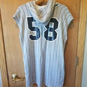 Small Oversized Sweatshirt Dress Hoodie New York